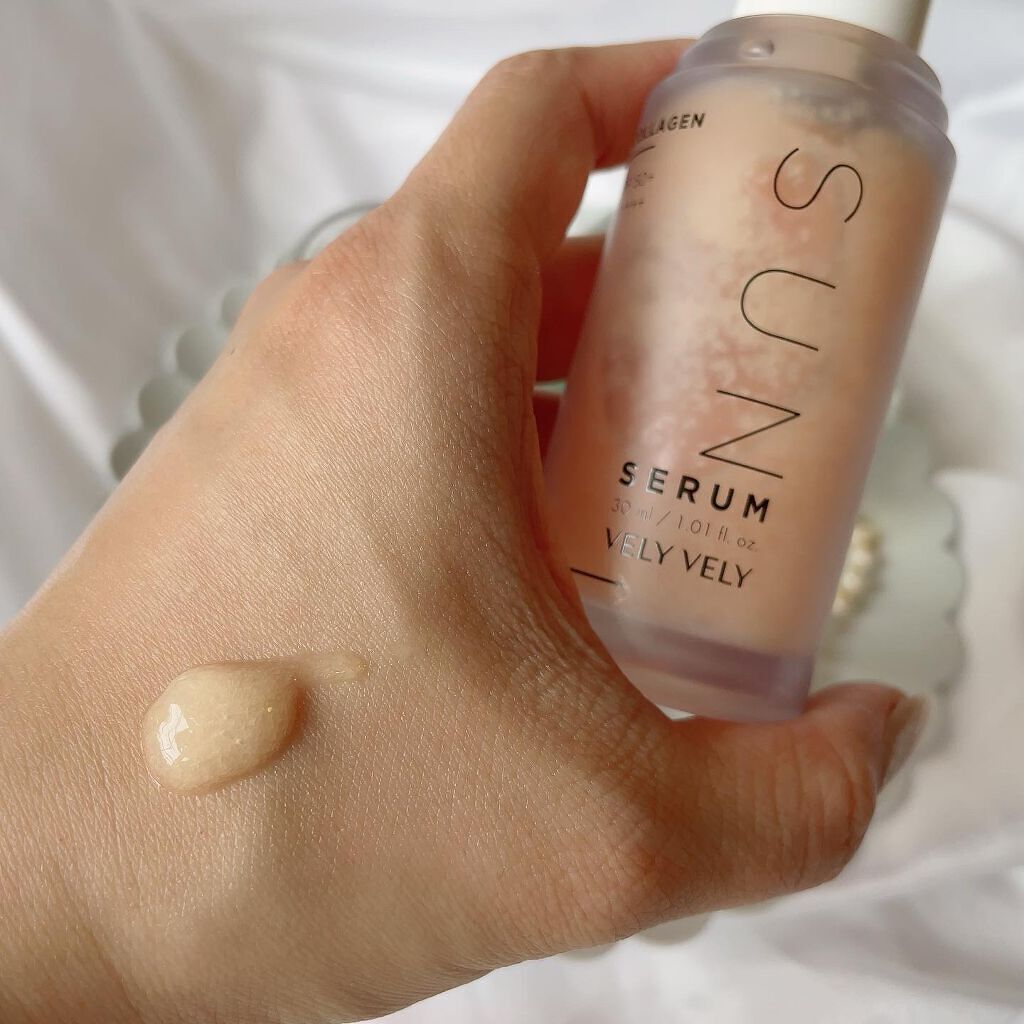 ハリケアコラーゲンサンセラム/VELY VELY/日焼け止めジェルを使ったクチコミ（3枚目）