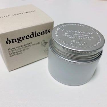 Slow Aging Cream /Ongredients/フェイスクリームを使ったクチコミ（1枚目）