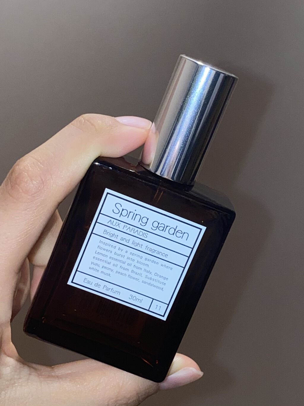 オードパルファム　#11 Spring garden 〔スプリング ガーデン〕/AUX PARADIS/香水(レディース)を使ったクチコミ（1枚目）