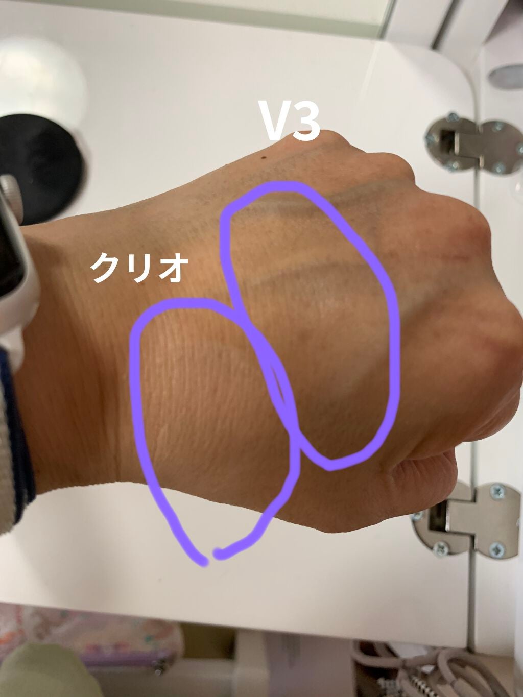 V3 エキサイティングファンデーション/SPICARE/クッションファンデーションを使ったクチコミ(2枚目)