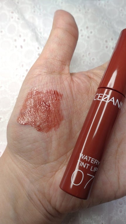 ウォータリーティントリップ/CEZANNE/リップティントを使ったクチコミ(4枚目)