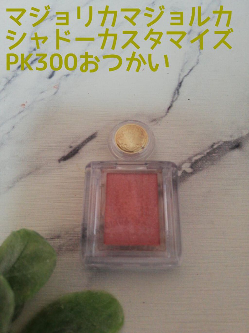 シャドーカスタマイズ/MAJOLICA MAJORCA/単色アイシャドウを使ったクチコミ(1枚目)