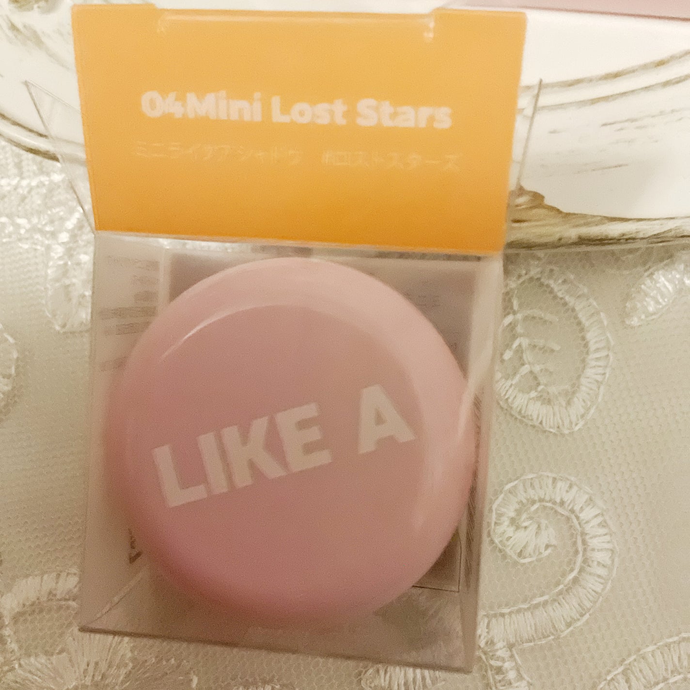 ミニライクアシャドウ/BLESSED MOON/単色アイシャドウを使ったクチコミ(1枚目)