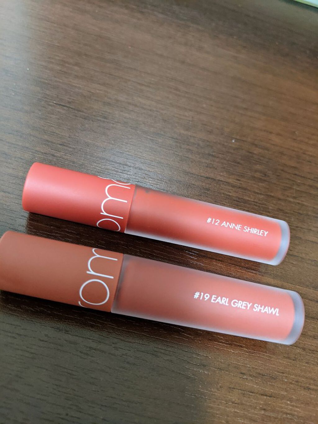 ゼロベルベットティント 19 アールグレイショール(EARL GRAY SHAWL)/rom&nd/リップティントを使ったクチコミ（1枚目）