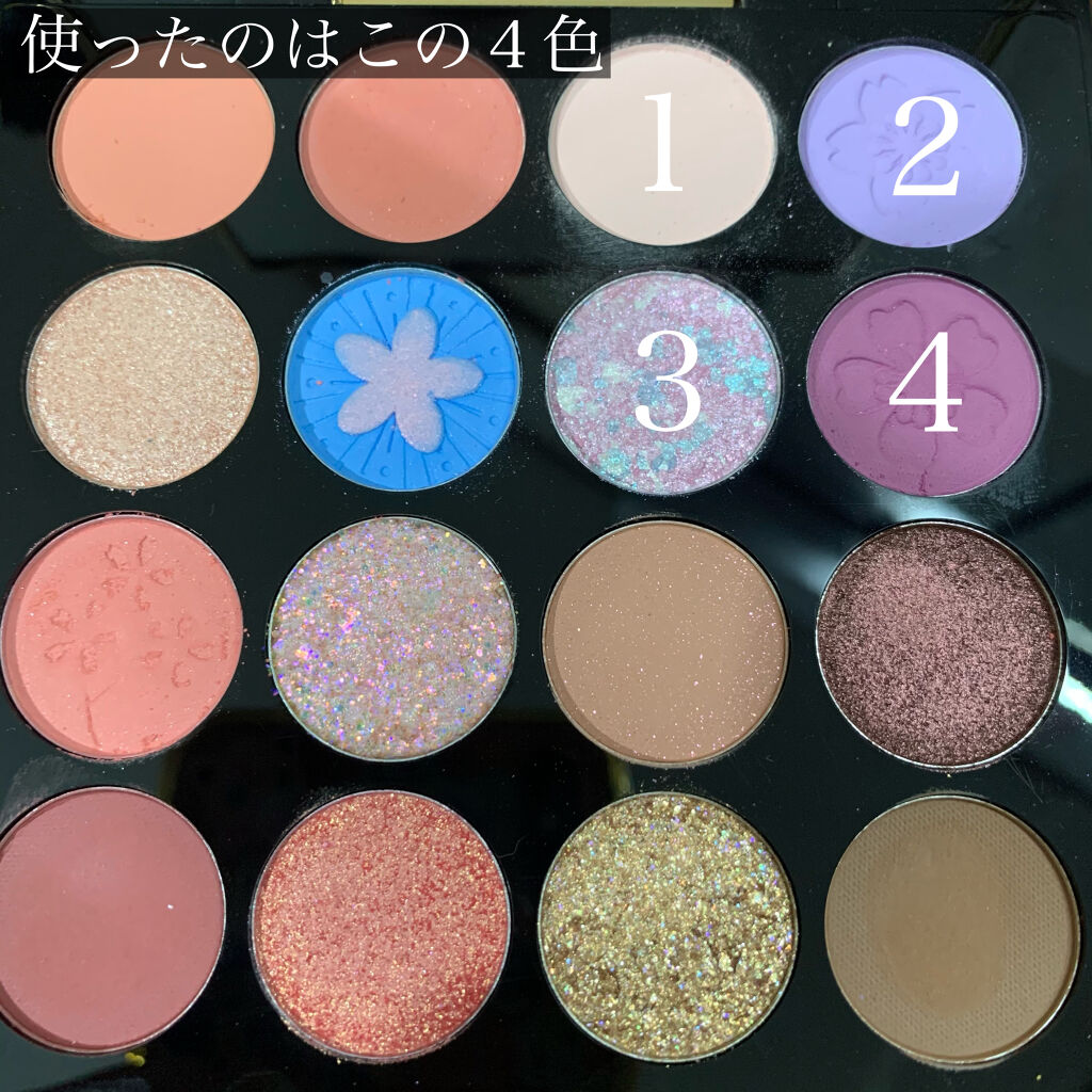 イメージ「マヤ」 アイシャドウパレット/ZEESEA/アイシャドウパレットを使ったクチコミ（2枚目）