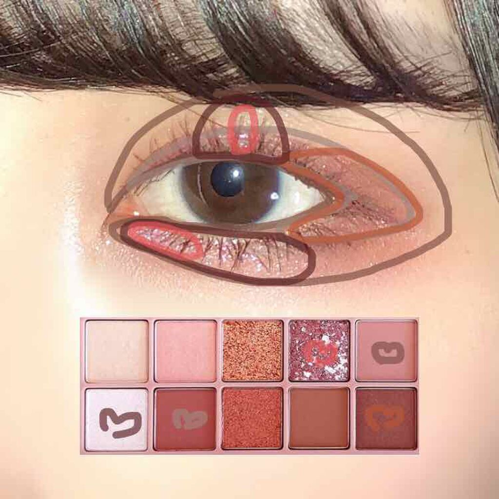 プロ アイ パレット/CLIO/アイシャドウパレットを使ったクチコミ（3枚目）