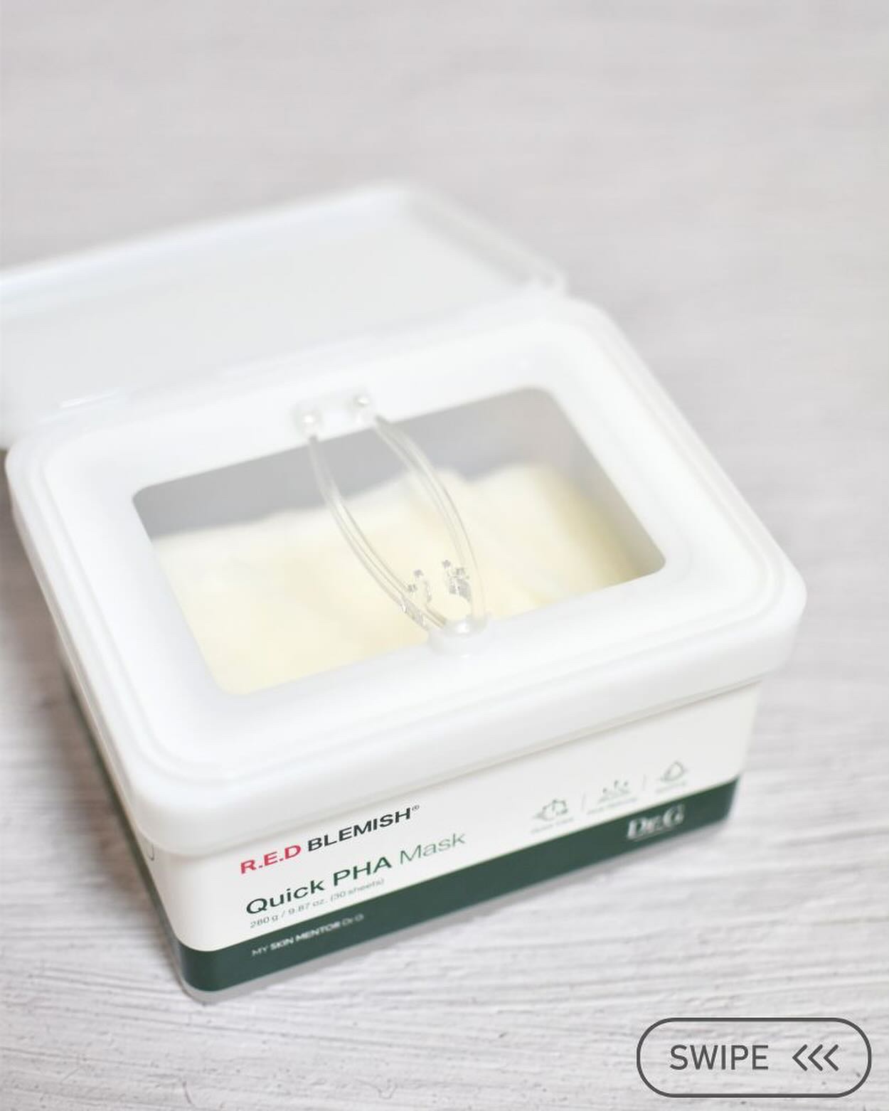 レッドブレミッシュクイックPHAシートマスク/Dr.G/シートマスク・パックを使ったクチコミ（2枚目）