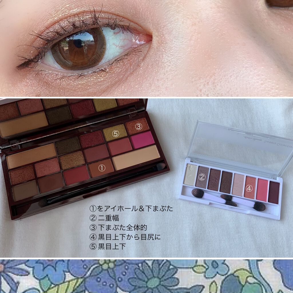 アイラブチョコレート/MAKEUP REVOLUTION/アイシャドウパレットを使ったクチコミ（2枚目）