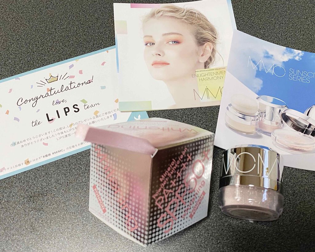 ナチュラルホワイトニング ミネラルパウダーサンスクリーン（ポンポンタイプ）/MiMC/日焼け止めパウダーを使ったクチコミ（1枚目）