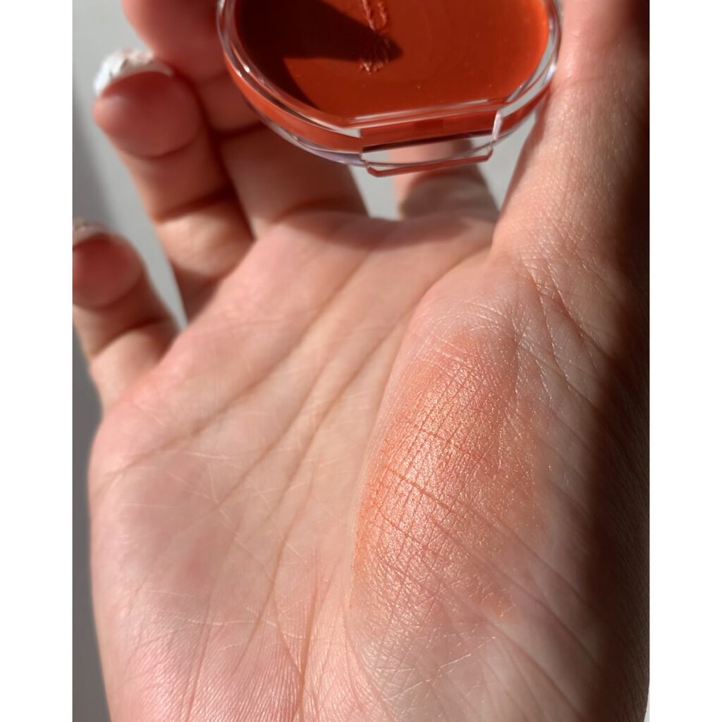 クリームチーク 22 みかんシャーベット/キャンメイク/ジェル・クリームチークを使ったクチコミ（3枚目）