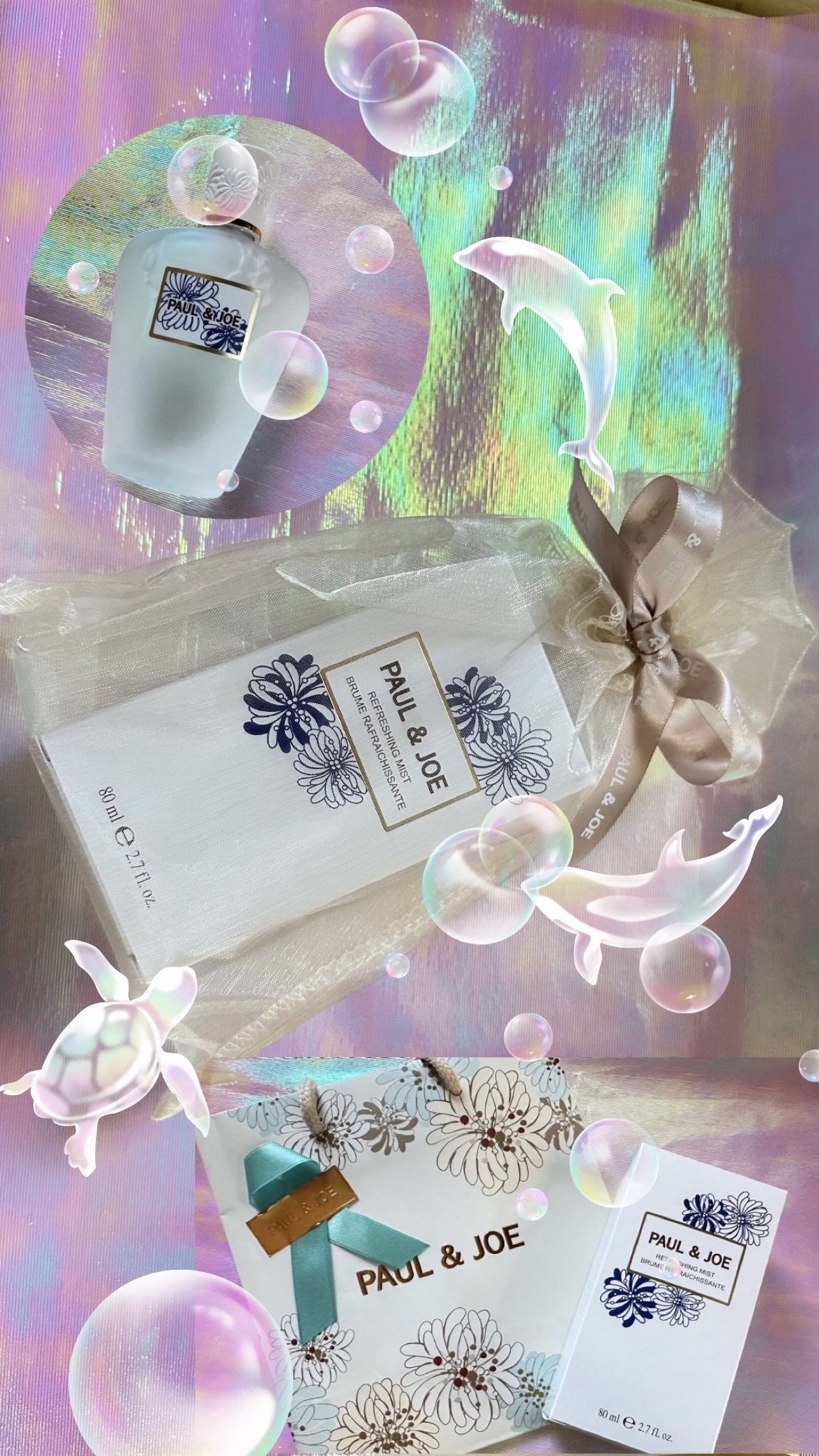 リフレッシング ミスト 001 MEDITERRANEAN BREEZE/PAUL & JOE BEAUTE/ボディローションを使ったクチコミ（1枚目）