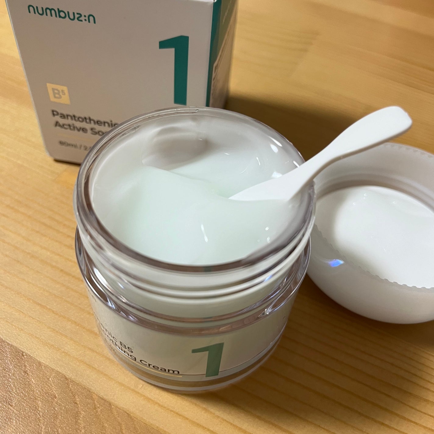 1番 塗るパントテン酸スージングクリーム/numbuzin/フェイスクリームを使ったクチコミ(2枚目)