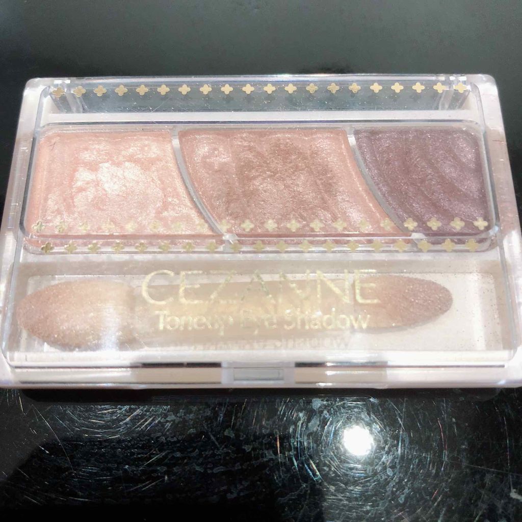 トーンアップアイシャドウ/CEZANNE/アイシャドウパレットを使ったクチコミ(1枚目)