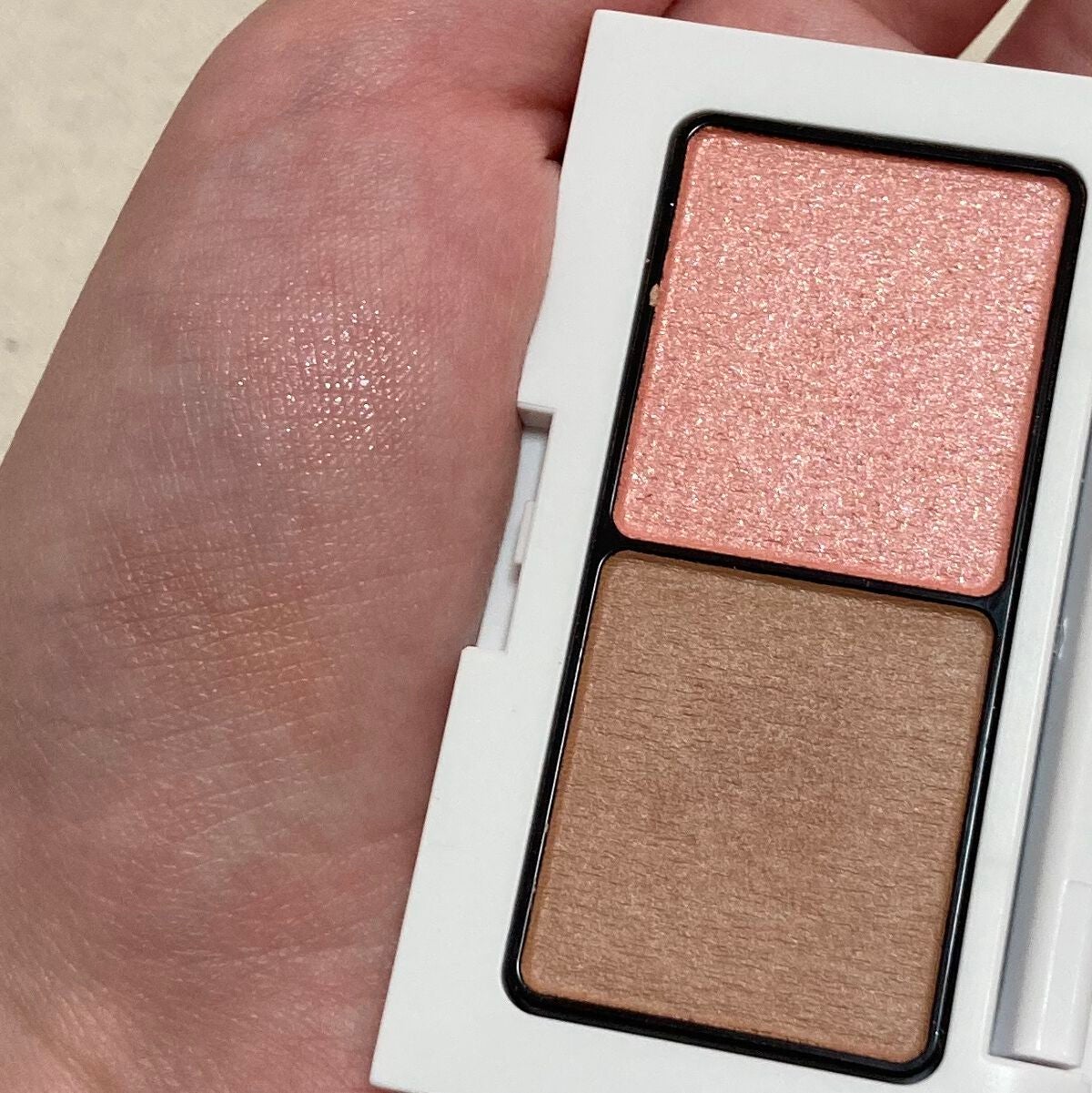 エテュセ アイエディション(カラーパレット) R728 絶対的ピンクベージュ(数量限定)/ettusais/アイシャドウパレットを使ったクチコミ(4枚目)