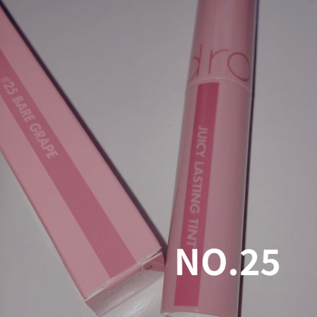 ジューシーラスティングティント/rom&nd/リップティントを使ったクチコミ(8枚目)