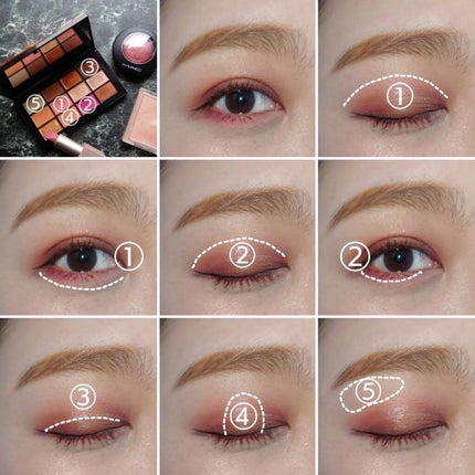 アフターグロー アイシャドーパレット/NARS/アイシャドウパレットを使ったクチコミ(4枚目)