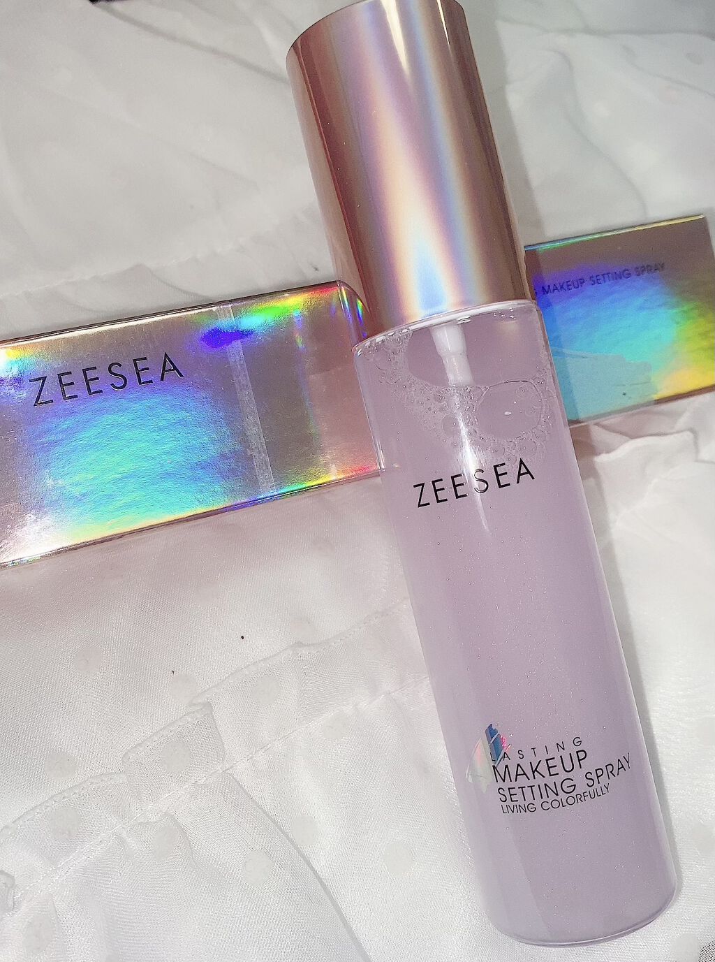 メタバースピンクシリーズ  ローリンスターメイクキープスプレー/ZEESEA/ミスト状化粧水を使ったクチコミ（2枚目）