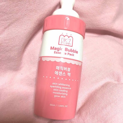 マジックバブルエッセンスパック(ピンク) /BAKER7/洗い流すパック・マスクを使ったクチコミ(1枚目)