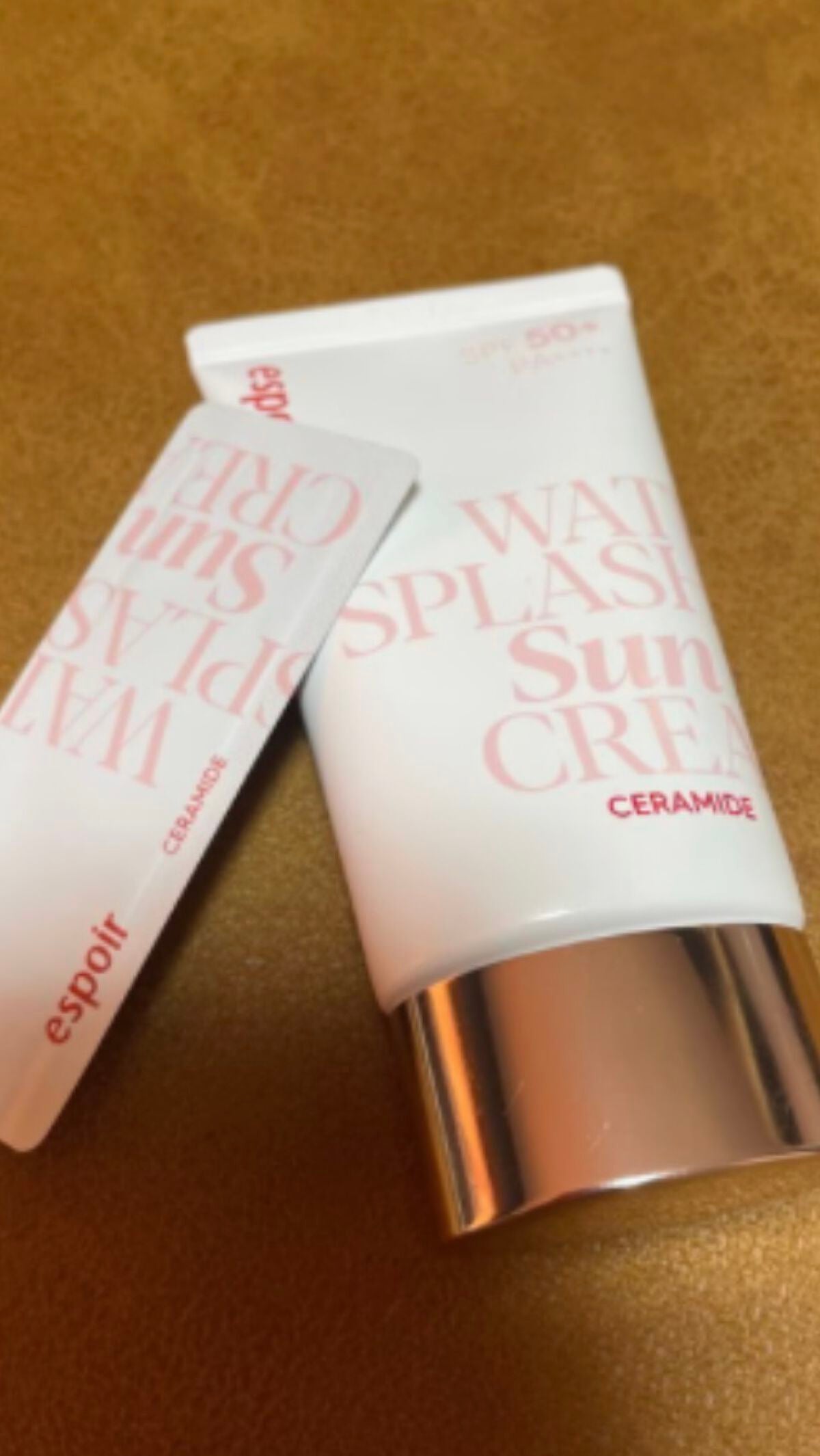 ウォータースプラッシュサンクリーム セラミド/espoir/日焼け止めクリームを使ったクチコミ(3枚目)