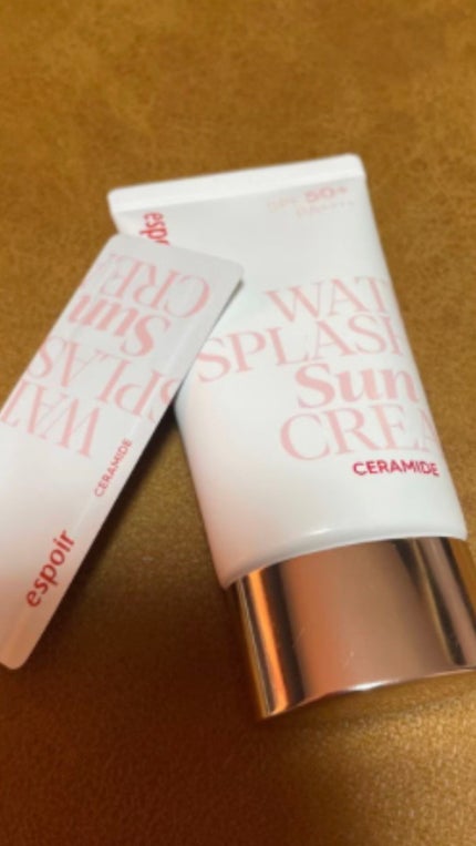 ウォータースプラッシュサンクリーム セラミド/espoir/日焼け止めクリームを使ったクチコミ(3枚目)