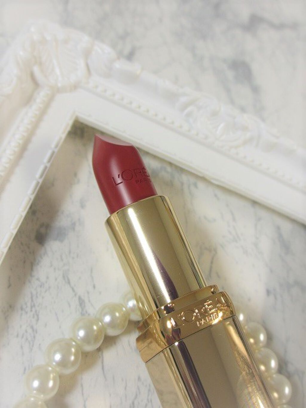 カラーリッシュ ルルージュ N/ロレアル パリ/口紅を使ったクチコミ(1枚目)