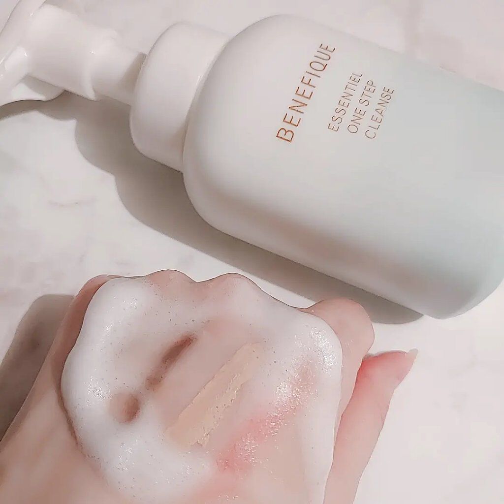 エッセンシャル ワンステップクレンズ/BENEFIQUE/泡洗顔を使ったクチコミ（3枚目）