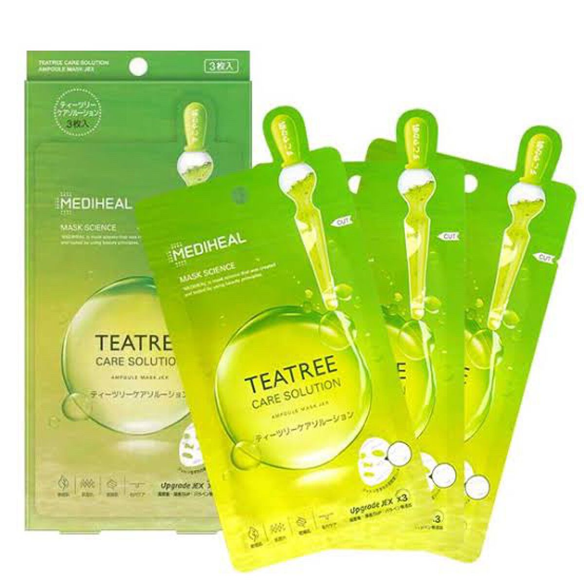ティーツリーケアソリューション アンプルマスクJEX/MEDIHEAL/シートマスク・パックを使ったクチコミ(1枚目)