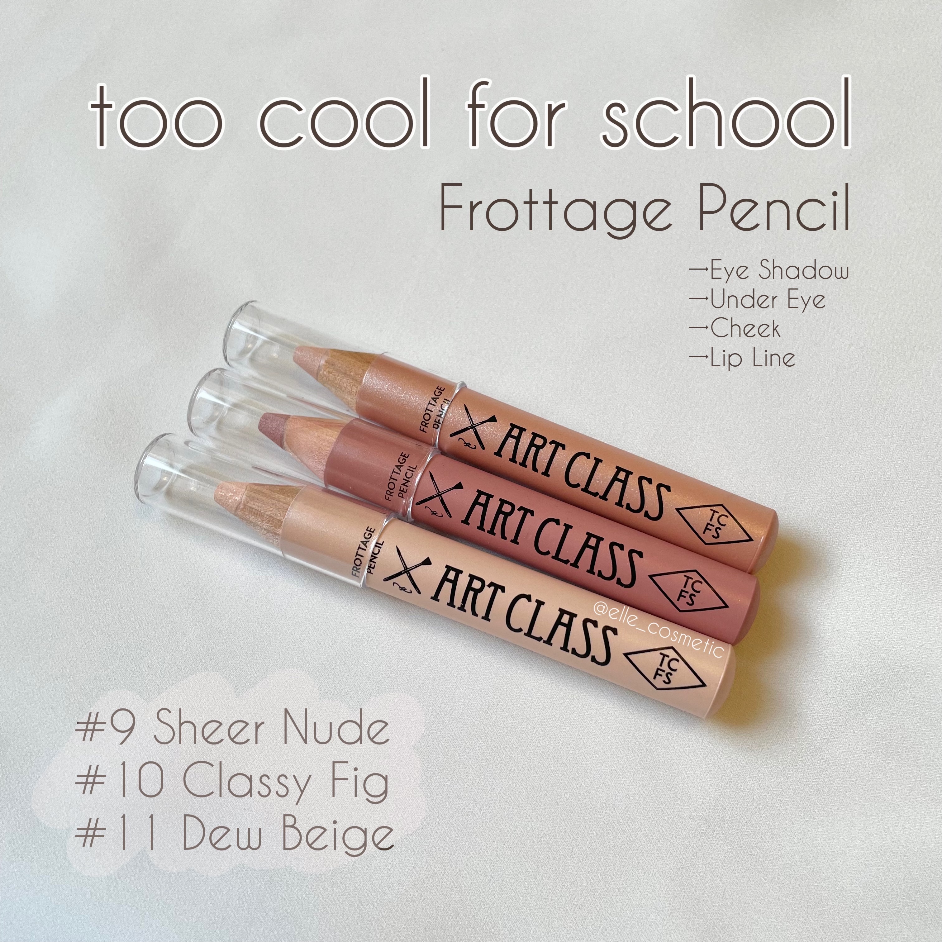 アートクラス フロッタージュペンシル/too cool for school/スティックアイシャドウを使ったクチコミ（1枚目）