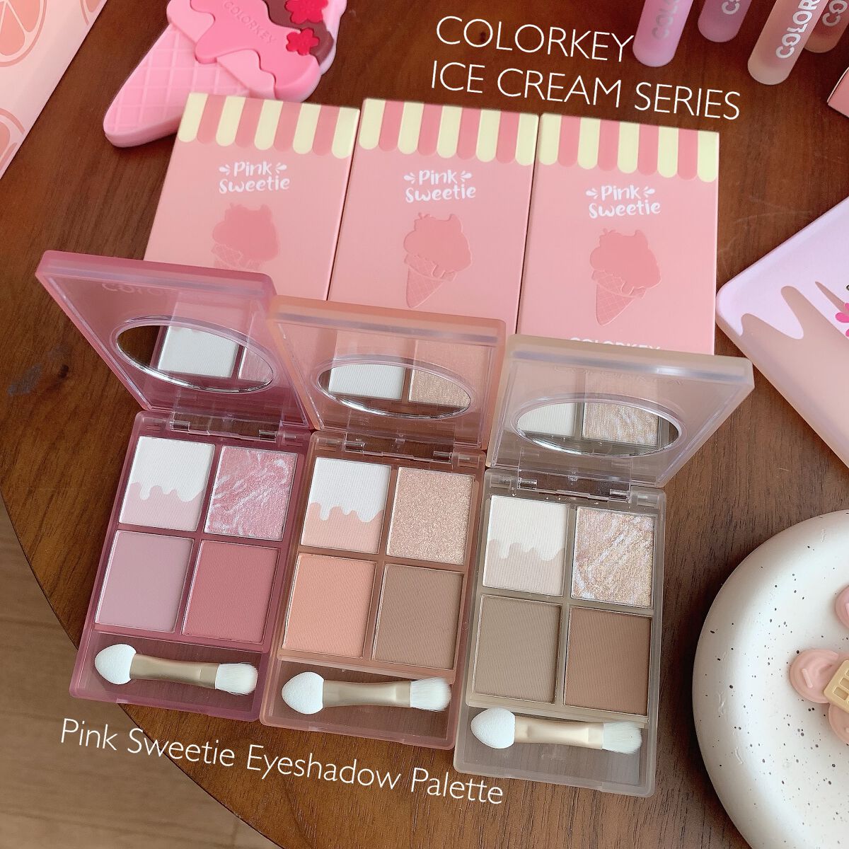 四色アイシャドウパレット/COLORKEY/アイシャドウパレットを使ったクチコミ(2枚目)