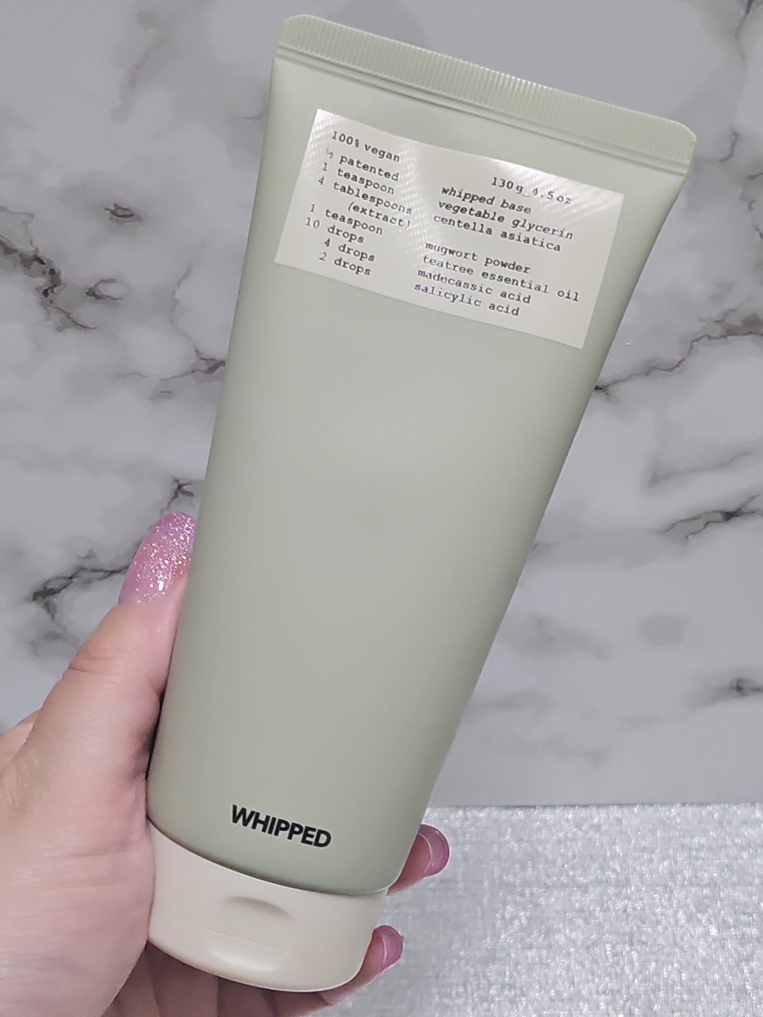 ヴィーガンパッククレンザーチューブ/WHIPPED/洗顔フォームを使ったクチコミ（2枚目）