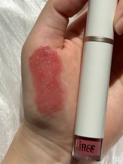 ムードインハンサーウォーターリキッドグロウ W001 ニューアリュール/hince/口紅を使ったクチコミ(3枚目)