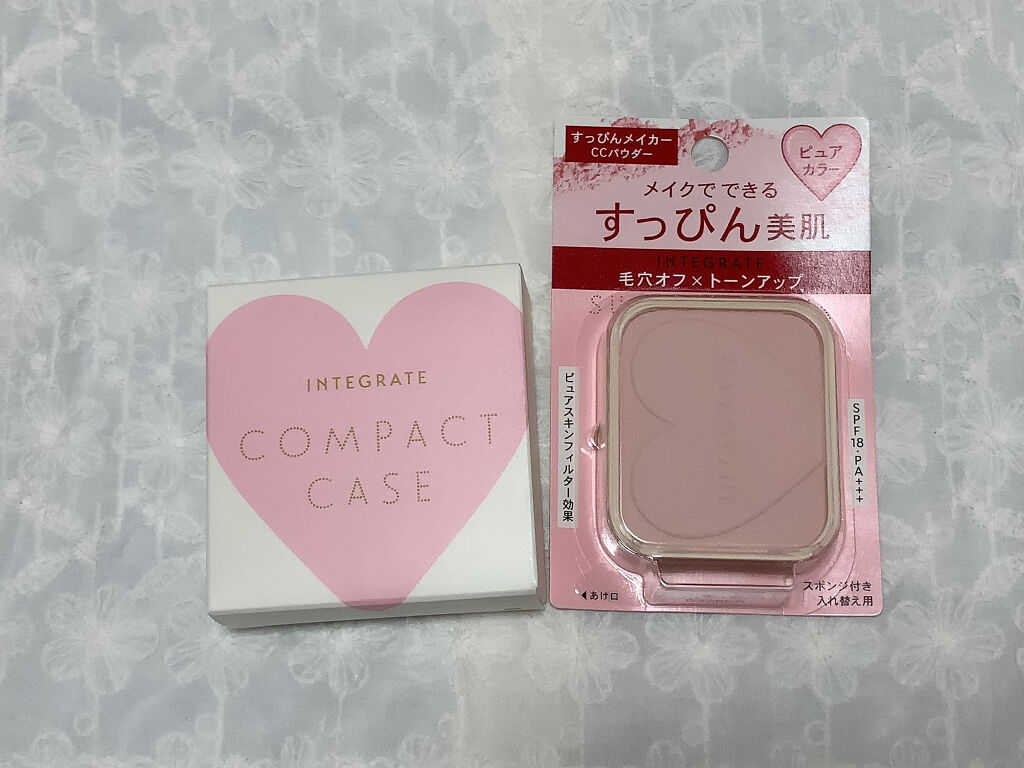 すっぴんメイカー　CCパウダー/インテグレート/プレストパウダーを使ったクチコミ（2枚目）