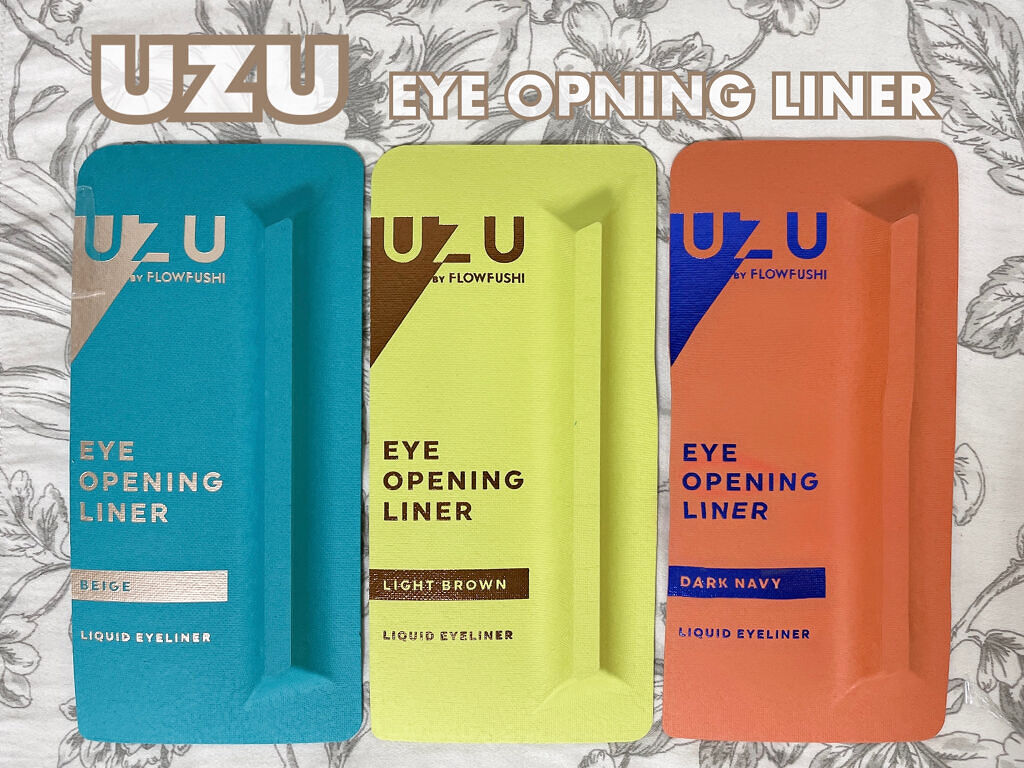 EYE OPENING LINER/UZU BY FLOWFUSHI/リキッドアイライナーを使ったクチコミ（1枚目）