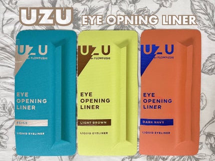 EYE OPENING LINER/UZU BY FLOWFUSHI/リキッドアイライナーを使ったクチコミ(1枚目)