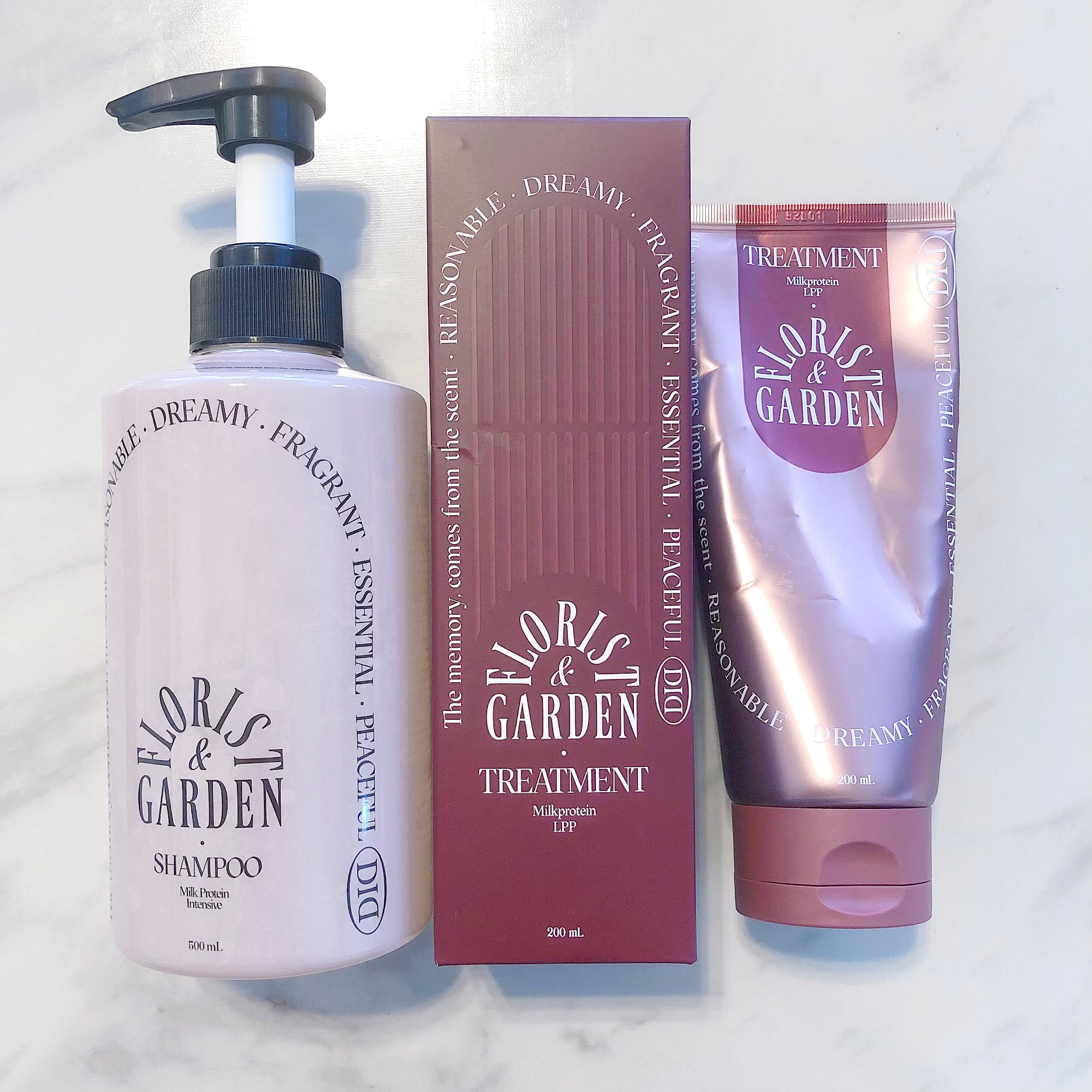 ミルクプロテインLPPトリートメントパックフローリストガーデン/odiD/洗い流すヘアトリートメントを使ったクチコミ（1枚目）