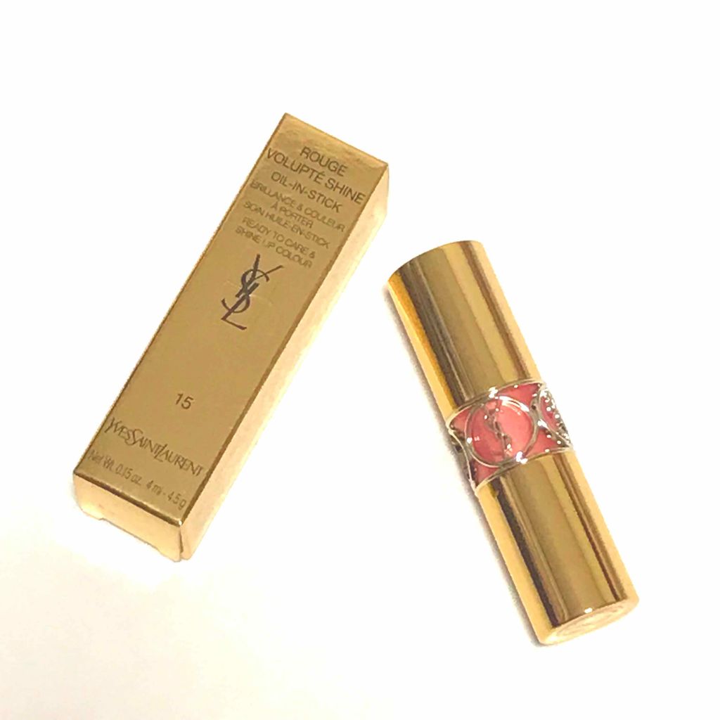 ルージュ ヴォリュプテ シャイン/YVES SAINT LAURENT BEAUTE/口紅を使ったクチコミ(1枚目)