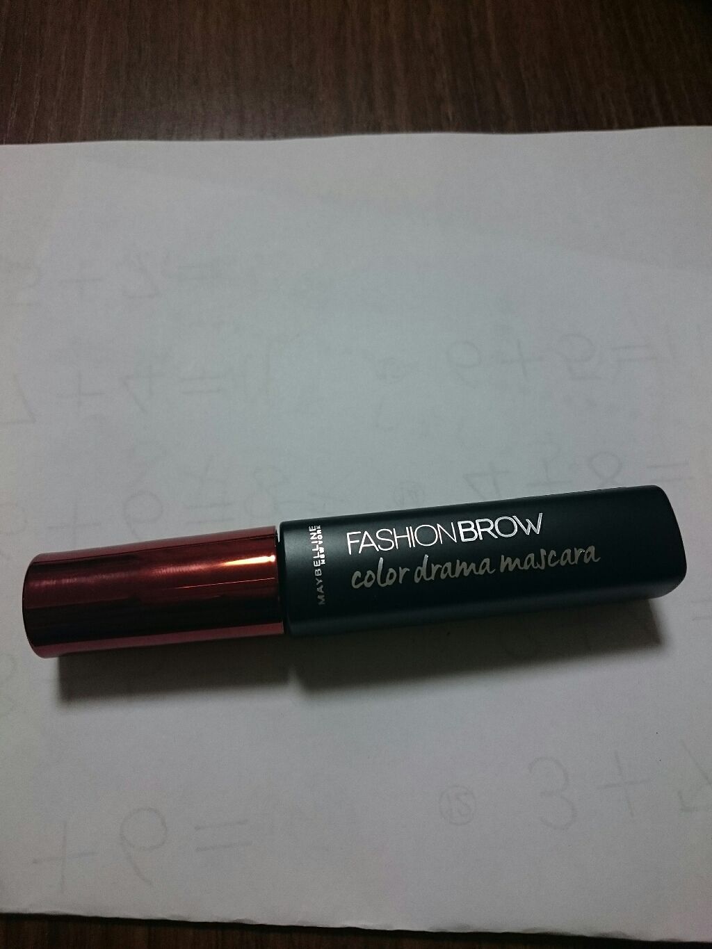 ファッションブロウ カラードラマ マスカラ コーラル/MAYBELLINE NEW YORK/眉マスカラを使ったクチコミ（1枚目）