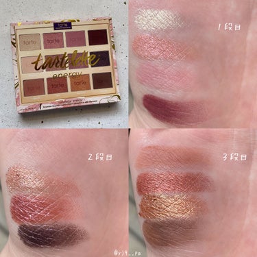 tarte タルトレット Ｅ  アマゾニアンクレイ パレットのクチコミ「【スウォッチあり📸NY発ブランドのアイパレット】

tarte

☑︎タルトレット Ｅ  アマ.....」（2枚目）