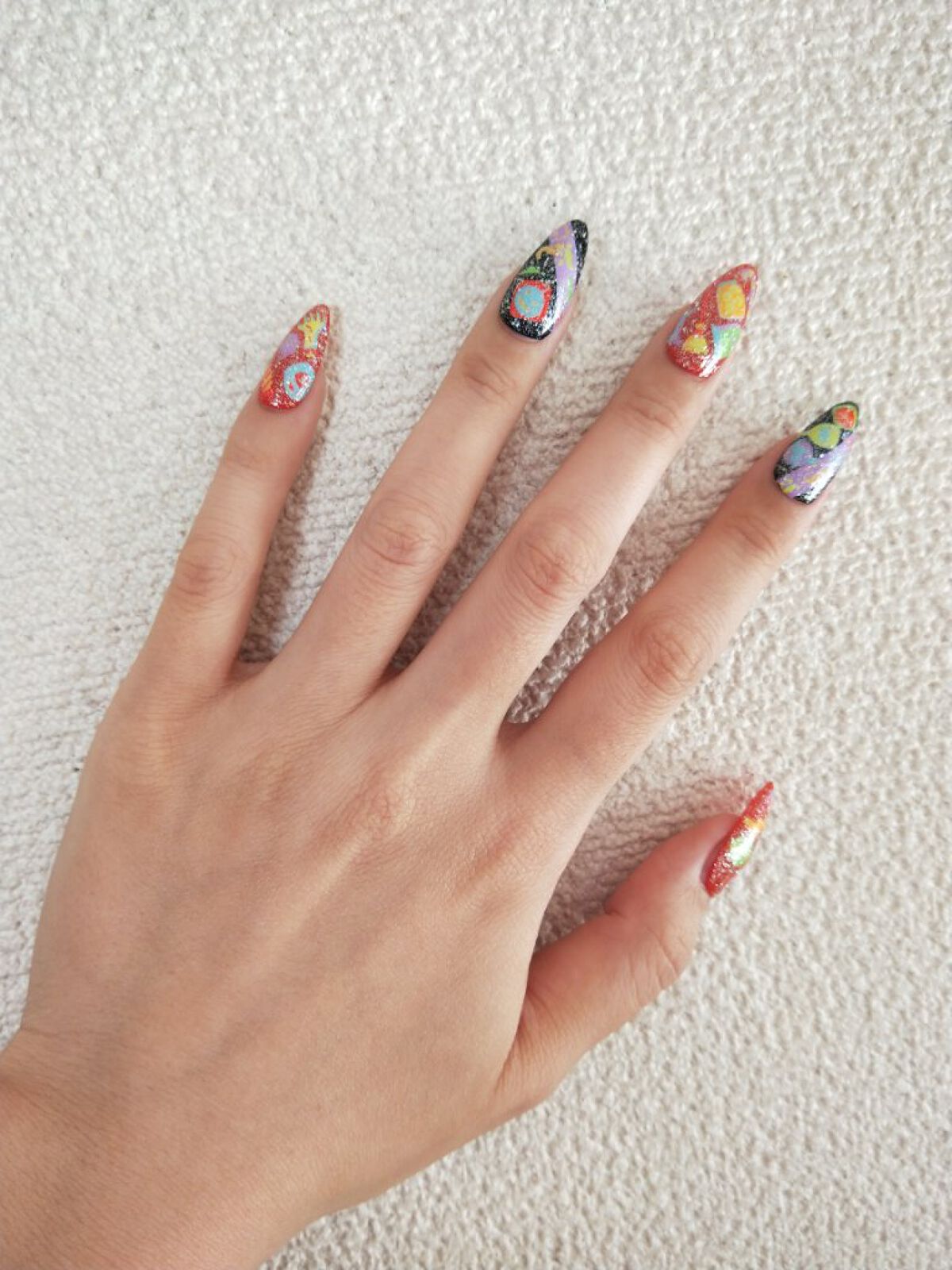 カラフルネイルズ/キャンメイク/マニキュアを使ったクチコミ(3枚目)