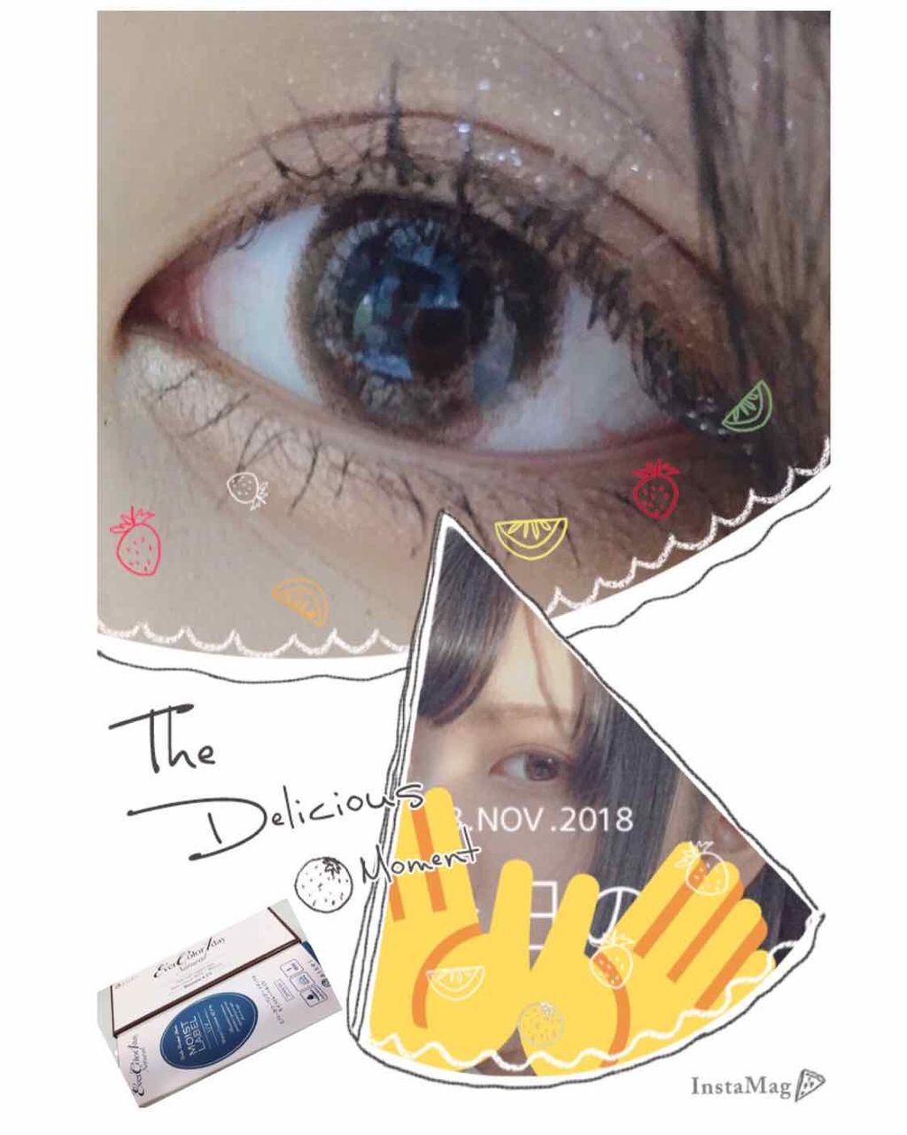 エバーカラーワンデーナチュラル モイストレーベルUV/エバーカラー/ワンデー(1DAY)カラコンを使ったクチコミ(1枚目)