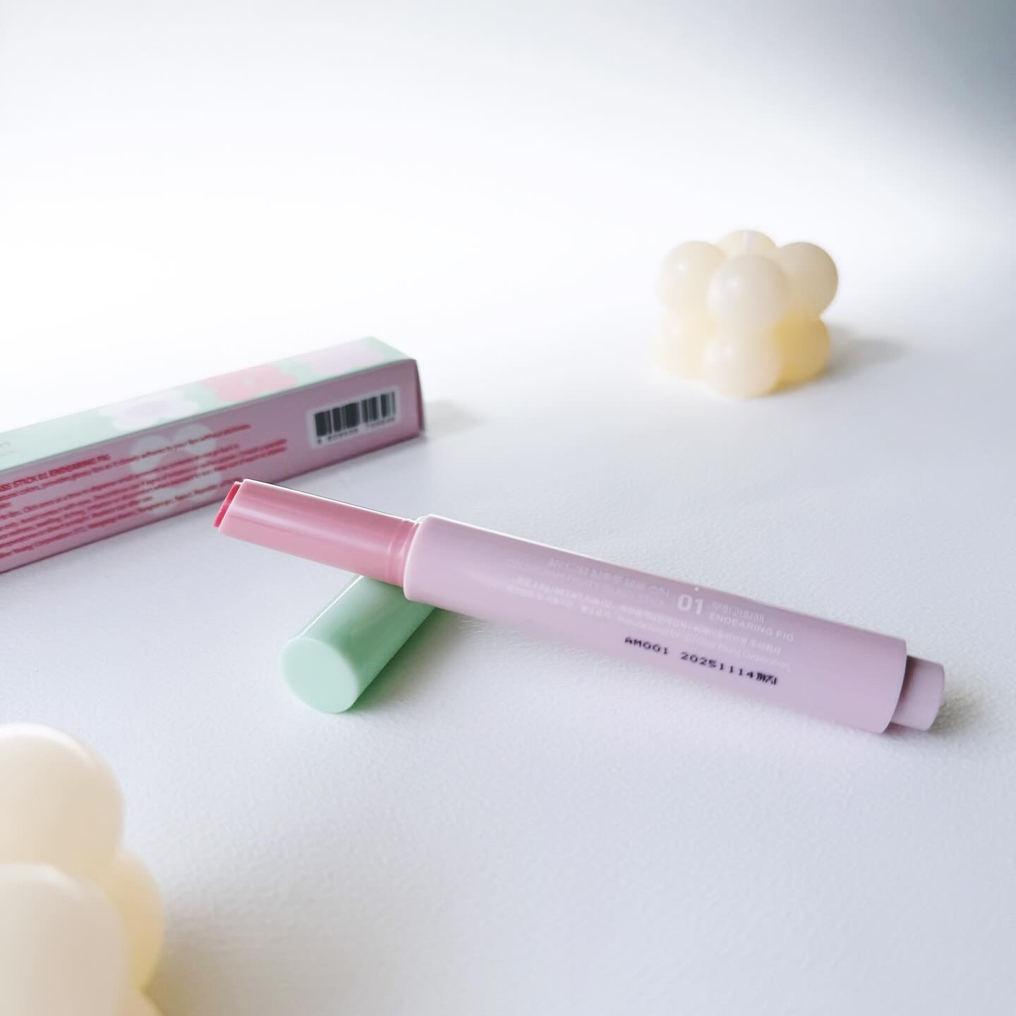 フルーティタンフルグラススティック/Colorgram/口紅を使ったクチコミ（3枚目）