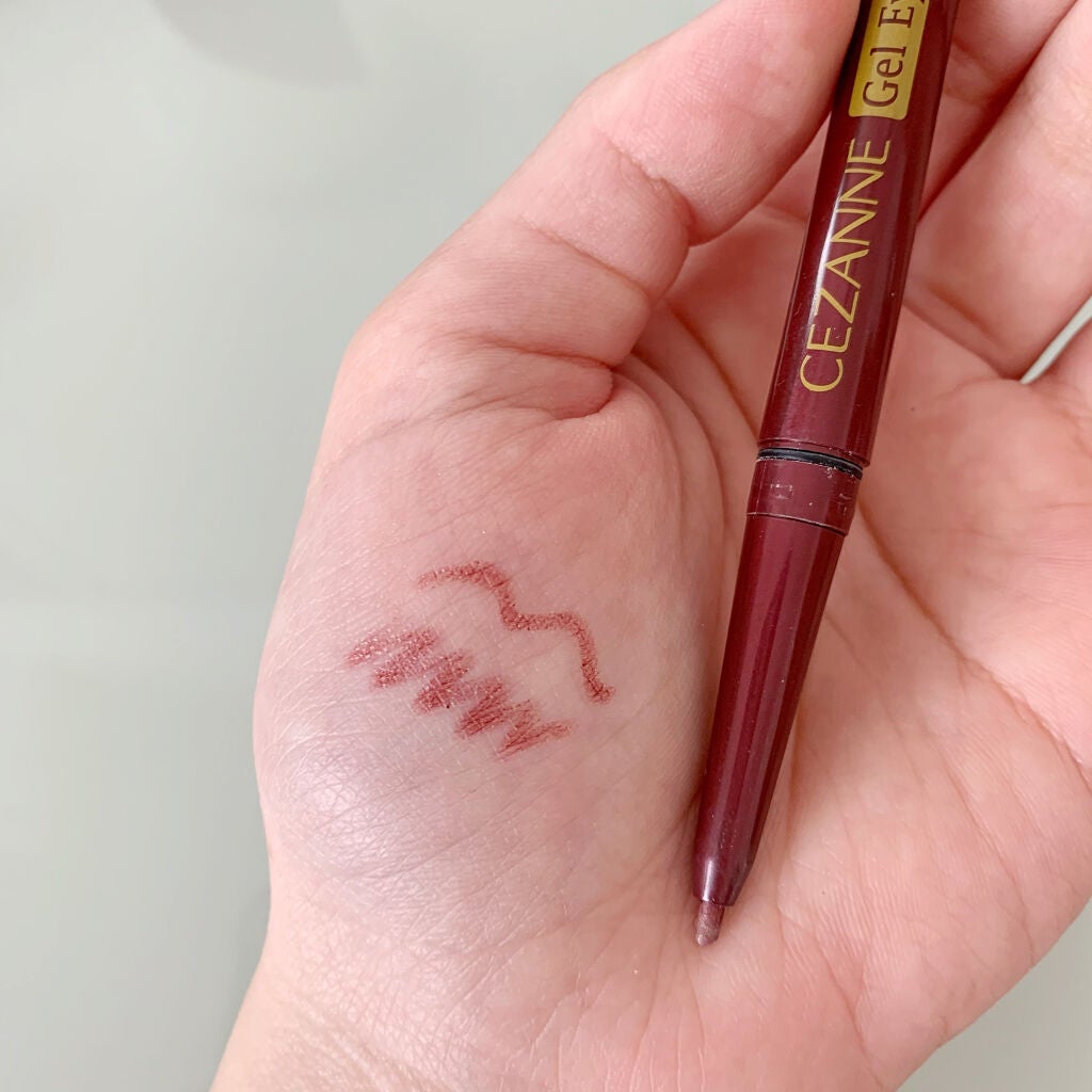 ジェルアイライナー/CEZANNE/ジェルアイライナーを使ったクチコミ(1枚目)