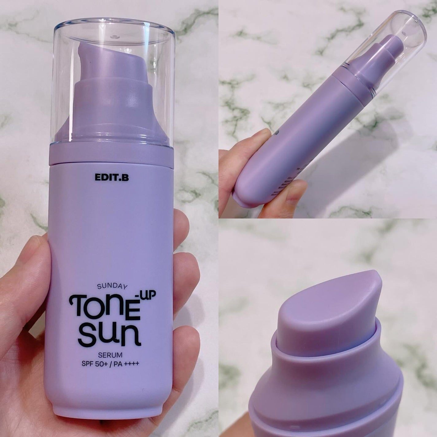 サンデートーンアップサンセラム/EDIT.B/美容液を使ったクチコミ(2枚目)