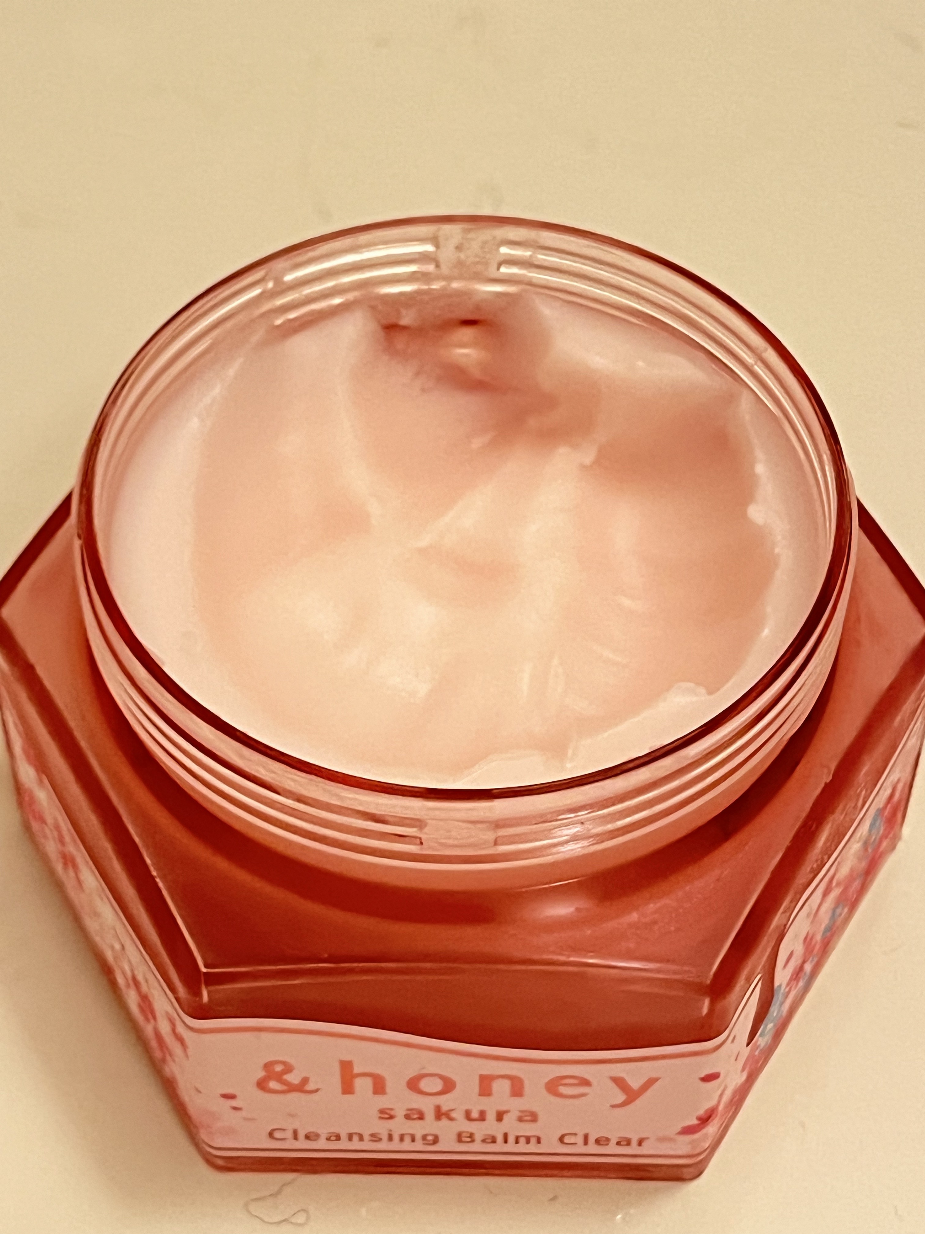 アンドハニー サクラ クレンジングバーム クリア/&honey/クレンジングバームを使ったクチコミ（2枚目）