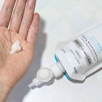 バスタイム モイストバリアクリーム/キュレル/ボディクリームを使ったクチコミ(4枚目)