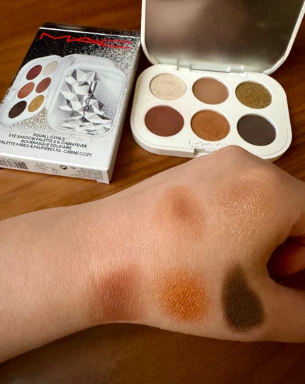 スコール ゴールズ アイシャドウ パレット × 6/M・A・C/アイシャドウパレットを使ったクチコミ(5枚目)