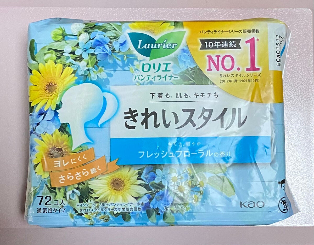 きれいスタイル ロマンティックローズの香り 72コ入/ロリエ/おりものシートを使ったクチコミ(1枚目)