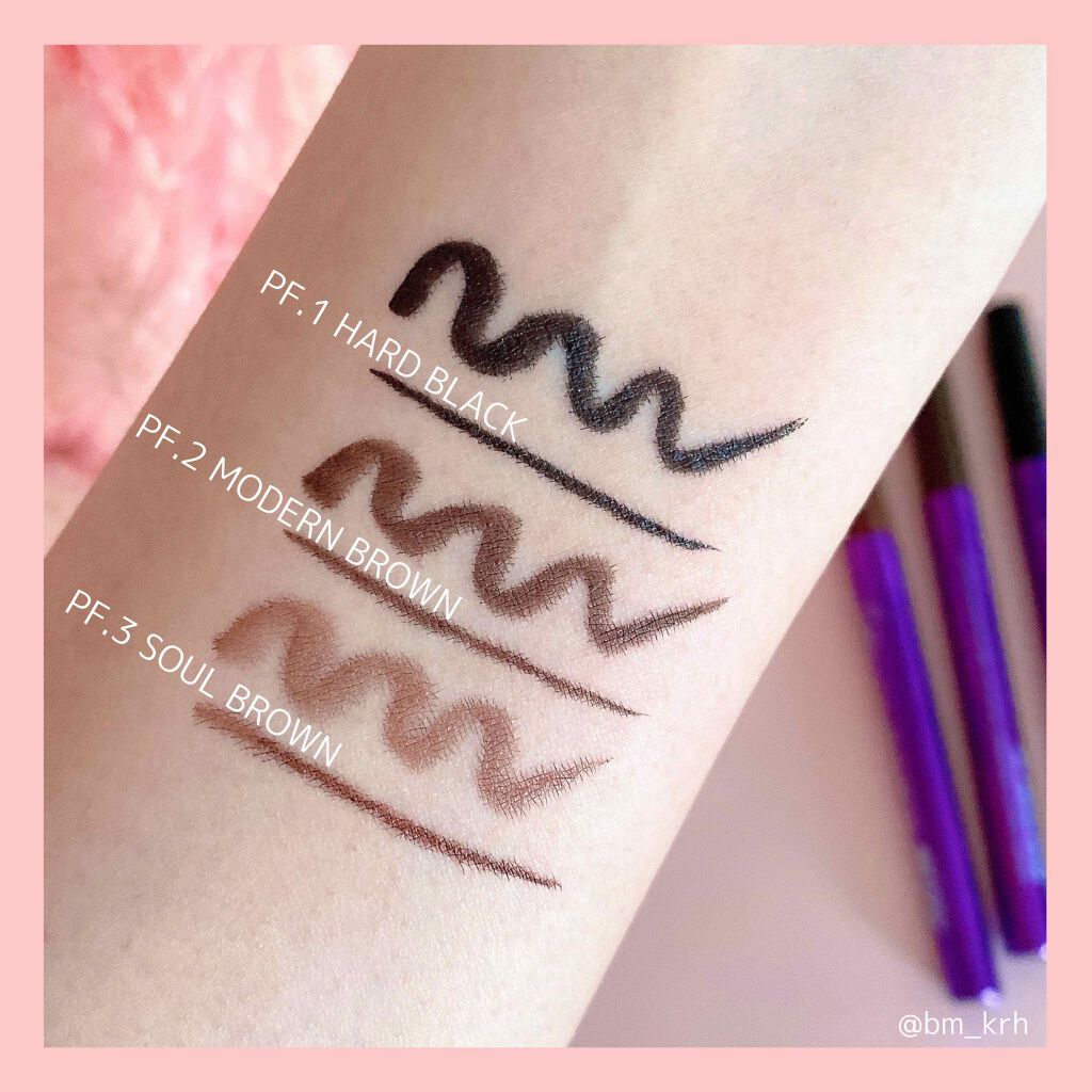 MERZY バイト ザ ビート ペン アイライナー フレックスのクチコミ「💜MERZY💜
BITE THE BEAT PEN EYELINER FLEX

PF.1 H.....」（3枚目）