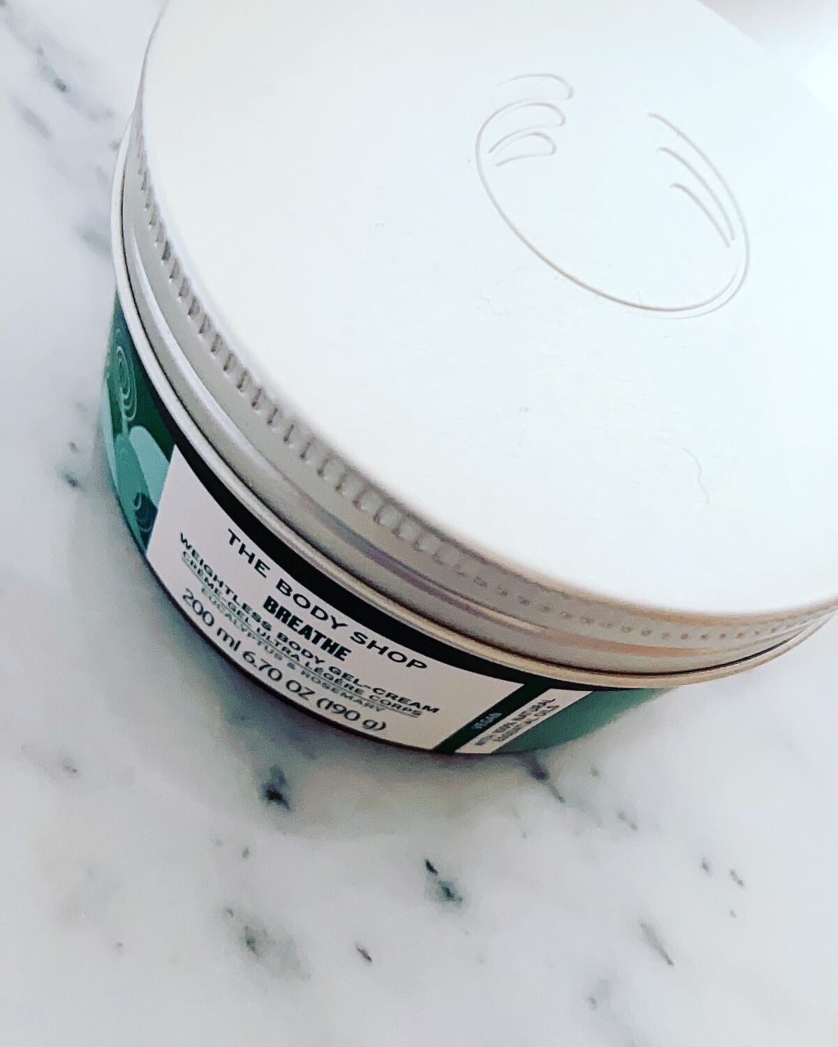 ウェルネス ボディジェルクリーム ユーカリ& ローズマリー/THE BODY SHOP/ボディクリームを使ったクチコミ（2枚目）