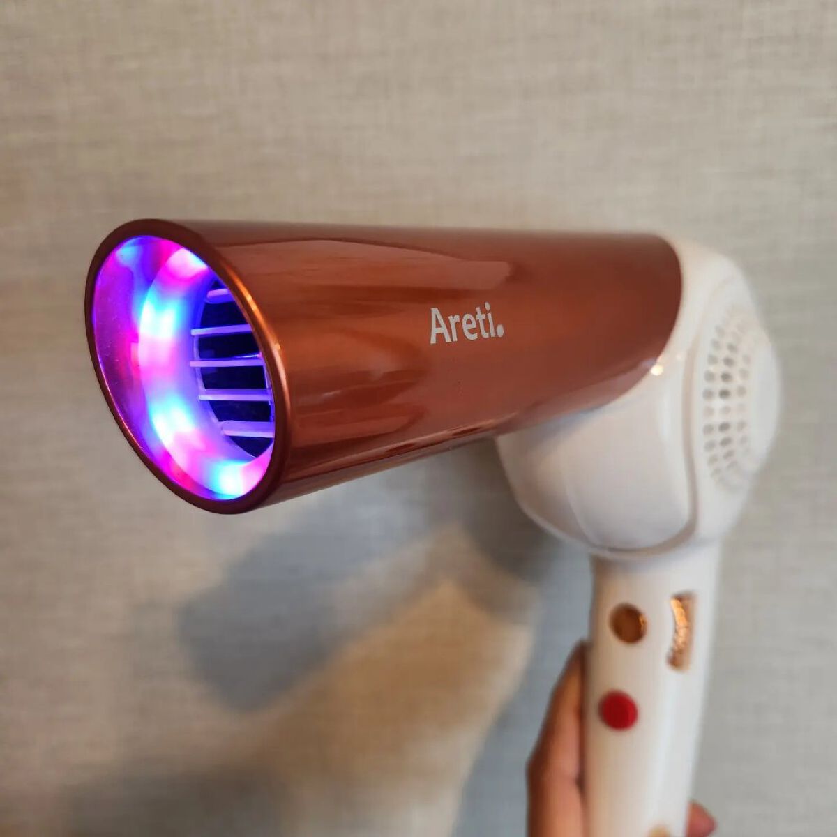 光美容 × ドライヤー ヘアケアドライヤー Kozou d1621/Areti./ドライヤーを使ったクチコミ（1枚目）